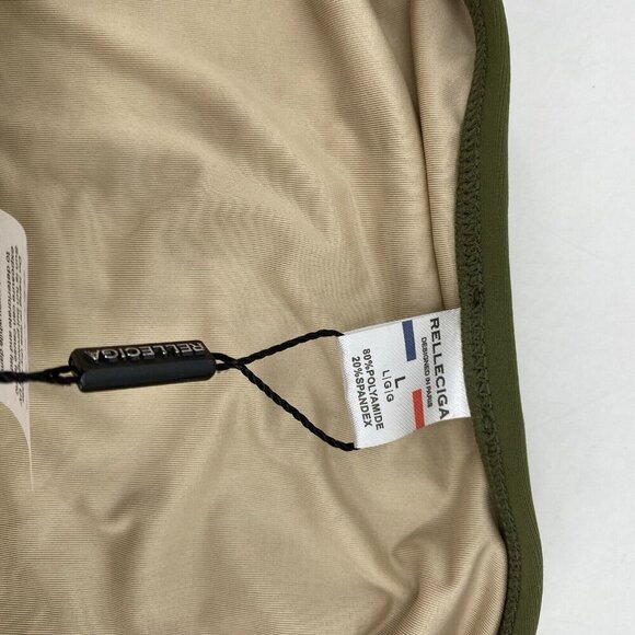 Relleciga Italy Size Large Army Green Cheeky One Piece Swimsuit NWT - Picture 11 of 11